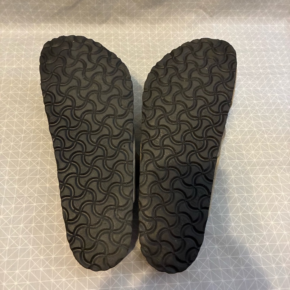 Birkenstock Lugano Sandals Taupe Suede 43 - Picture 5 of 7